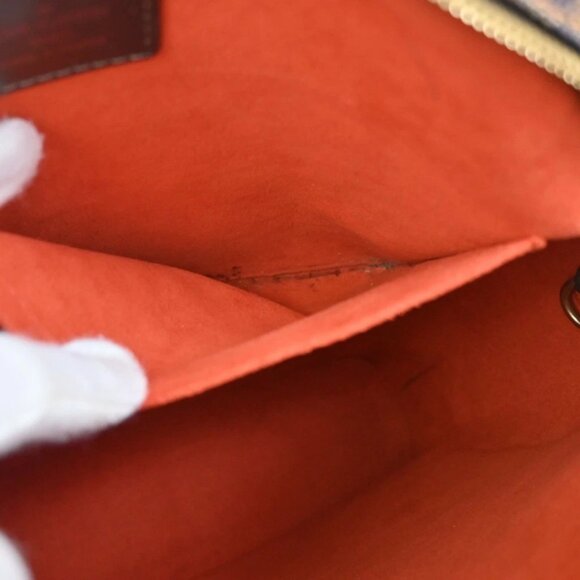 LOUIS VUITTON Ipanema GM Shoulder Bag Damier Ebene Leather Brown N51292 74KB213 - Picture 12 of 14